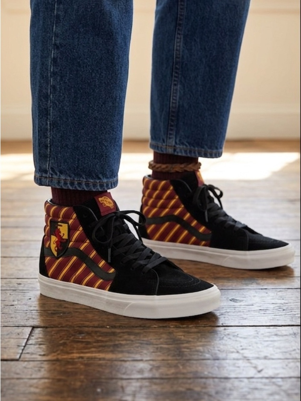 Vans x Harry Potter Gryffindor House SK8-HI Shoes Sneakers in Mens Size 11